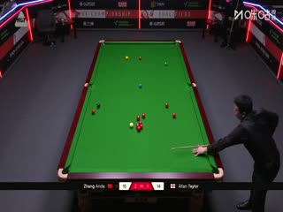 斯诺克英锦赛资格赛第三轮80进48 张安达6-1阿兰·泰勒 20251126