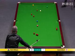 斯诺克英锦赛正赛32进16轮次 马克·威廉姆斯6-4大卫·吉尔伯特（朱峰立） 20251201