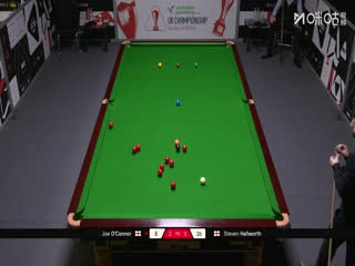 斯诺克英锦赛资格赛第三轮80进48 乔·奥康纳6-4斯蒂芬·霍尔沃斯 20251125