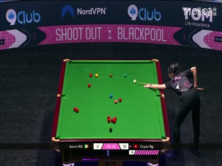 斯诺克单局限时赛64进32 亚伦·希尔45-51吴安仪 20251213