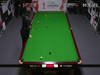 斯诺克英锦赛资格赛第三轮80进48 庞俊旭6-4利亚姆·海菲尔德 20251125